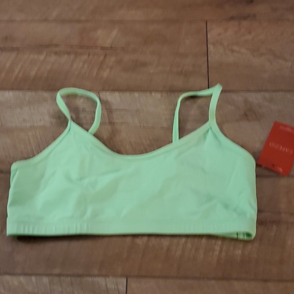 Capezio Camisole Bra "Limeade " NWT Size XL